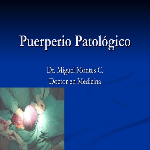 10. puerperio patológico