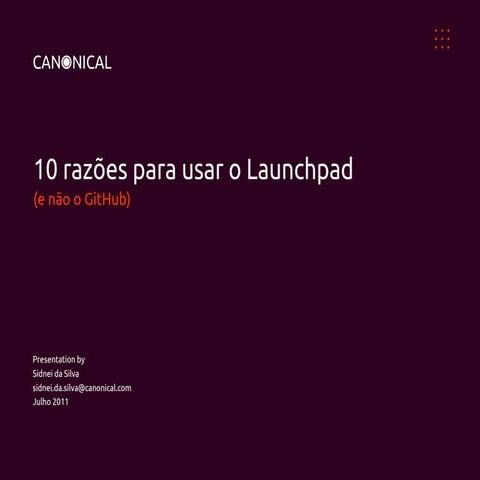 10 razões para usar o Launchpad (e não o GitHub)