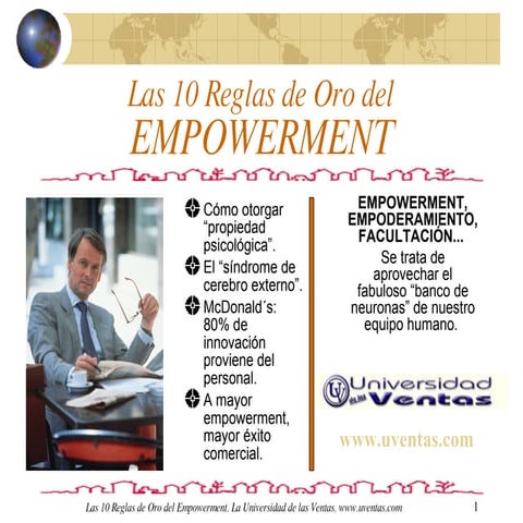 10 Reglas de oro para el Empowerment | PPT