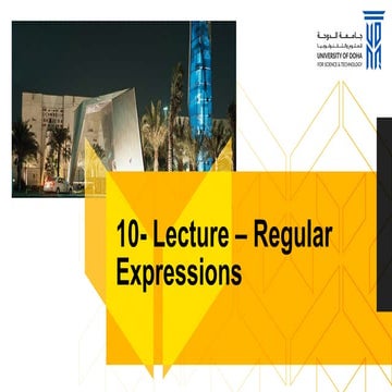 10 - Regular ExpressionsRegular Expressions.pptx