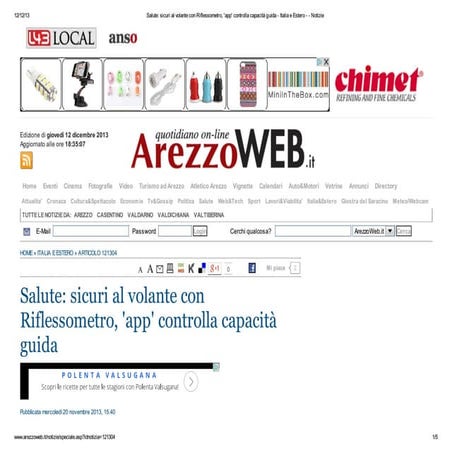 10   riflessometro arezzo