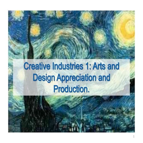 Creative Industries 1: 10  romantic period