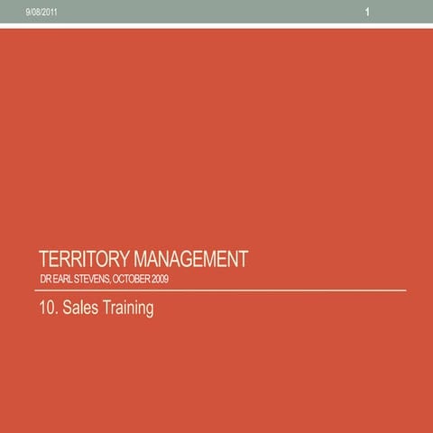 10. sales training   territory management