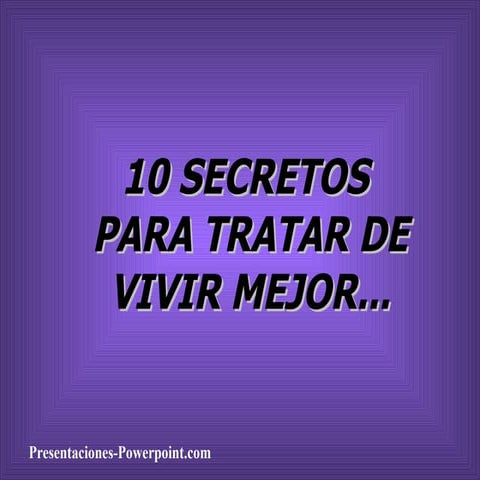 10 secretos-para vivir mejor