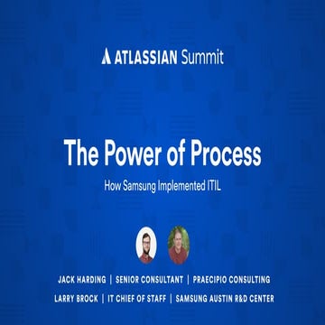 The Power of Process: How Samsung Implemented ITIL