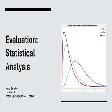 Statistical Analysis | PPT