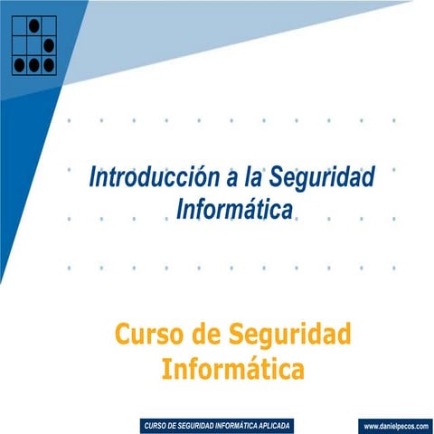 Tema 1 - Introducción a la Seguridad Informática 