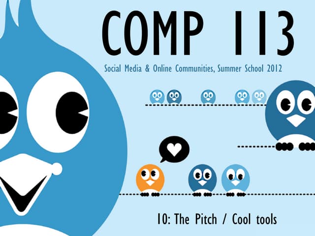 10: The pitch & cool tools