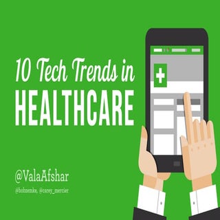 10 Tech Trends in Healthcare