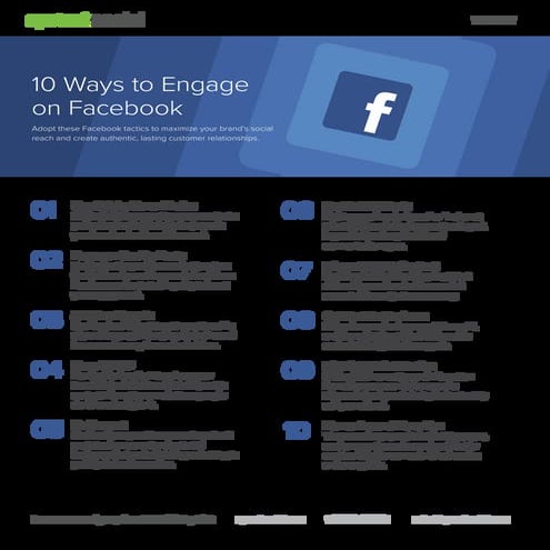 10 Ways to Engage on Facebook