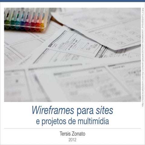 Wireframes para sites e projetos de multimídia