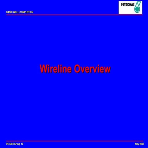 Wireline Operations | PPTX
