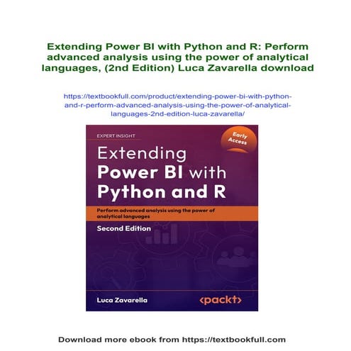 Extending Power BI with Python and R: Perform advanced analysis using ...