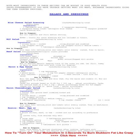 1000 atkins diet recipes - Weight Loss | PDF