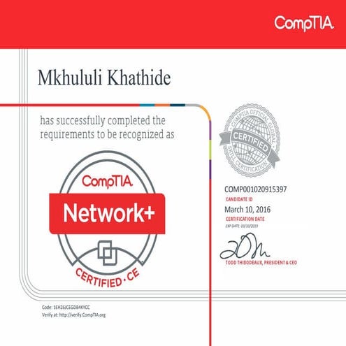 CompTIA Project+ certificate(1) | PDF