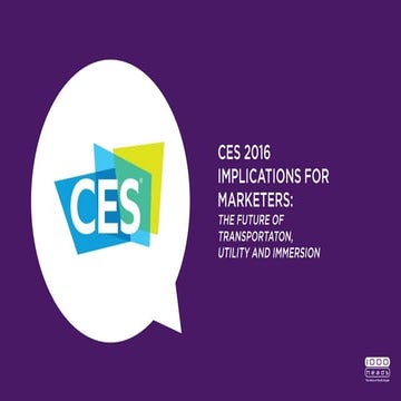 CES 2016: Implications for marketers