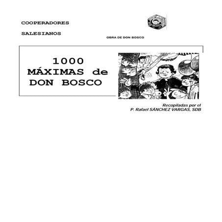 1000 maximas de don bosco