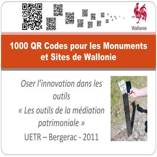 1000 qr codes pour les monuments et...