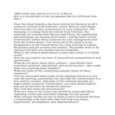 1000 words only due by 5314 at 1200 estthis is a second part to.docx