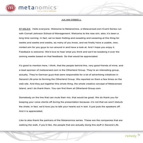 100107 Julien Dibbell Metanomics Transcript