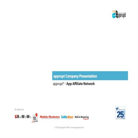 apprupt Company Presentation
