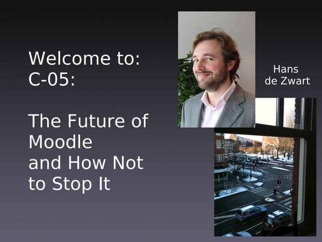 The Future of Moodle and How Not to Stop It