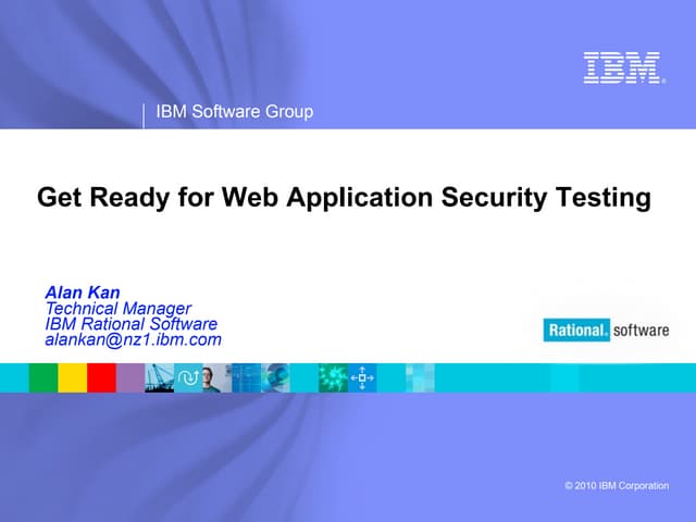 Get Ready for Web Application Security Testing