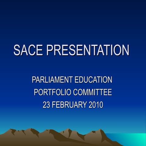 SACE code of conduct in a presentation for educators | PPT