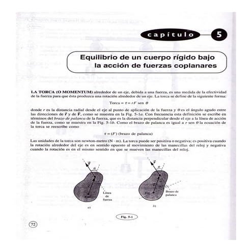 EQUILIBRIO DELCUERPO RIGIDO