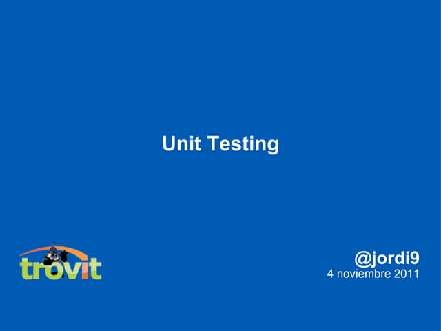 Unit Testing - Trovit