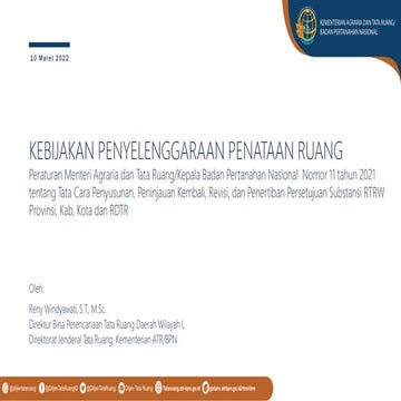 Peraturan Penataan Ruang RDTR | PDF