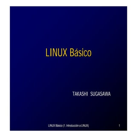 Linux basico 1 | PPTX