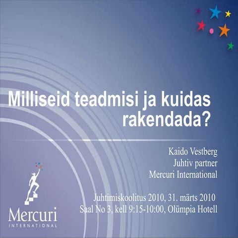 Juhtimiskoolitus 2010