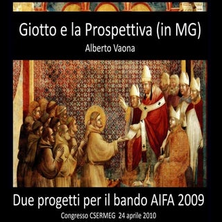 Giotto e la prospettiva in medicina...