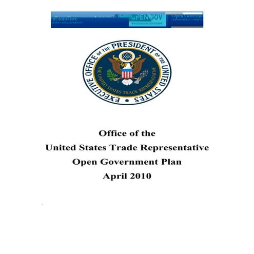 USTR Open Gov Plan