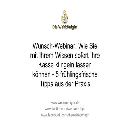 Expertenwissen erfolgreich vermarkten