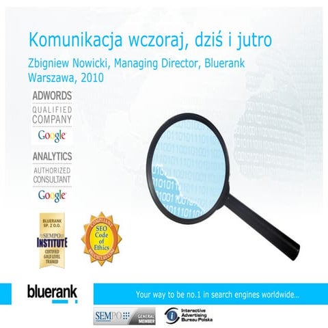 E-mail marketing i SEM - konferencja Bluerank i SARE
