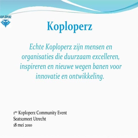 Presentatie M. van Marrewijk & E. Meurs