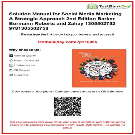 Comprehensive Guide to Social Media Marketing Planning and Strategy | PDF
