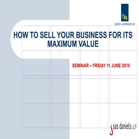 100609 M&amp;A Seminar Presentation Version