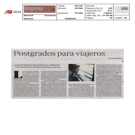 Clipping ABC 10/06/12 @ IED Barcelona