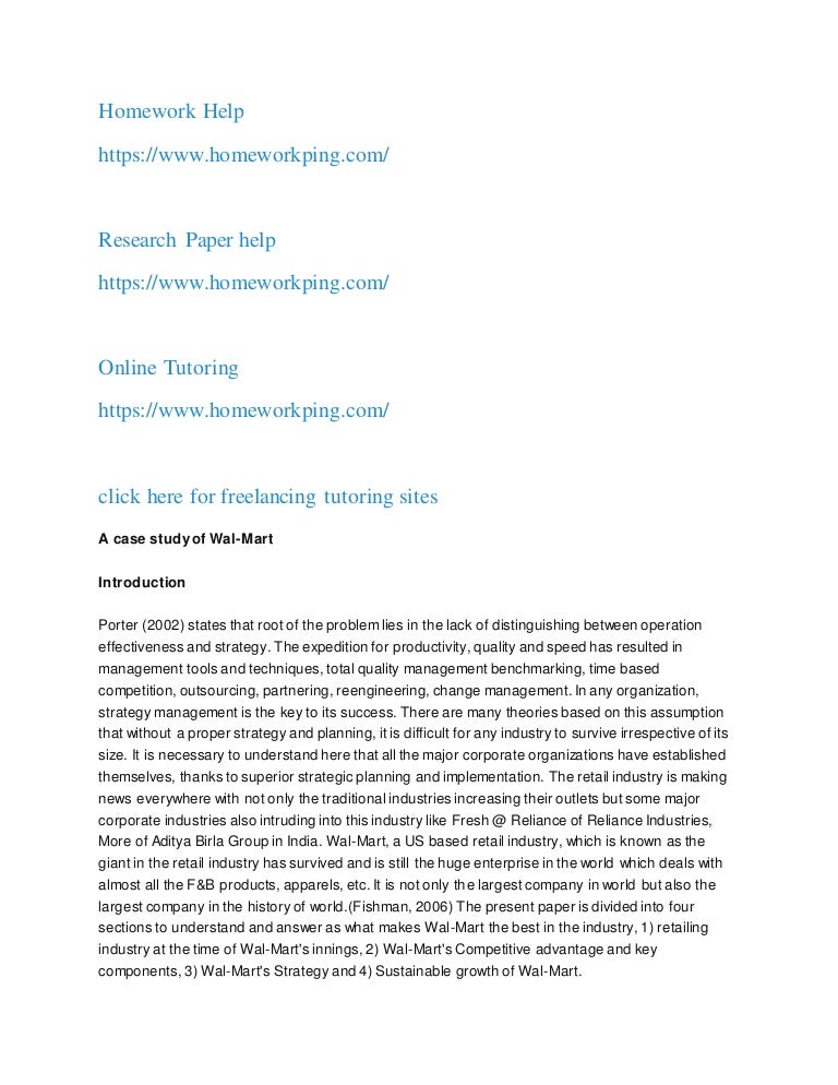 Walmart case study image