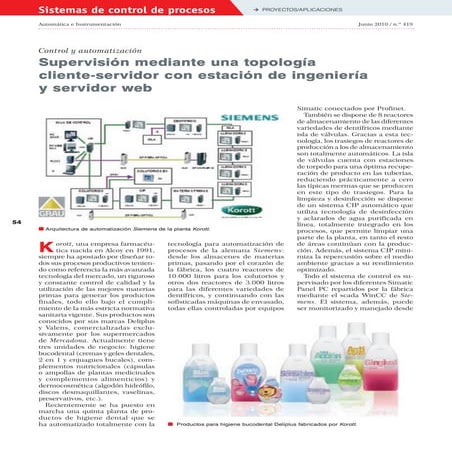 Korott diseña procesos productivos con la más avanzada tecnología