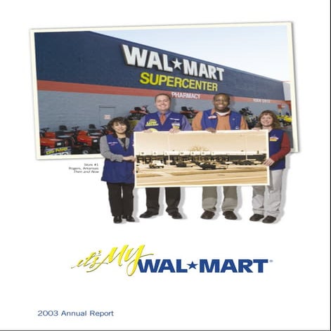 wal mart store 2003Financials