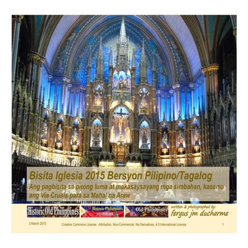 Bisita Iglesia 2015 Bersyon Pilipino/Tagalog