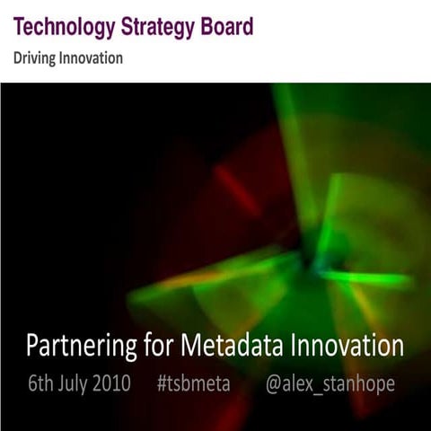 Partnering for Innovation (Metadata)