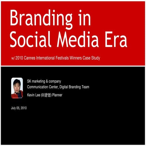 Branding in Social Media Era