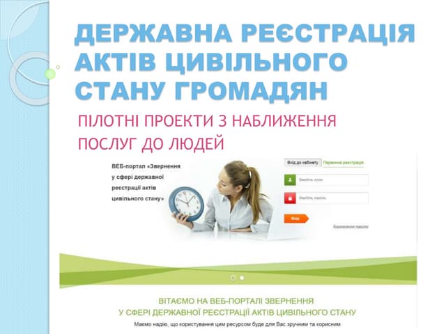 Державна реєстрація актів цивільного стану громадян