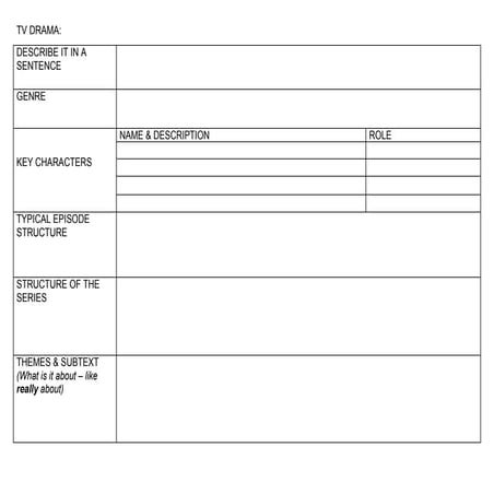 10072533 tv drama worksheet | DOCX