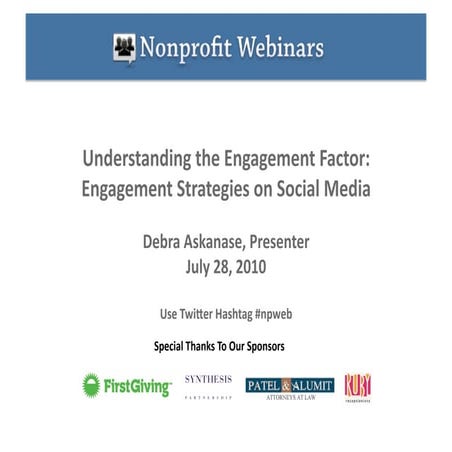 Understanding The Engagement Factor